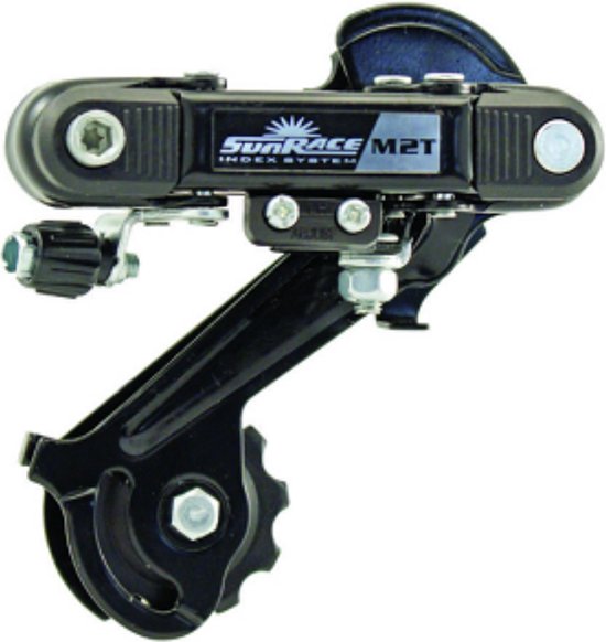 Sunrace Achterderailleur 6/7-speed - lange kooi - staal - directe montage - zwart van Sunrace — afbeelding 2