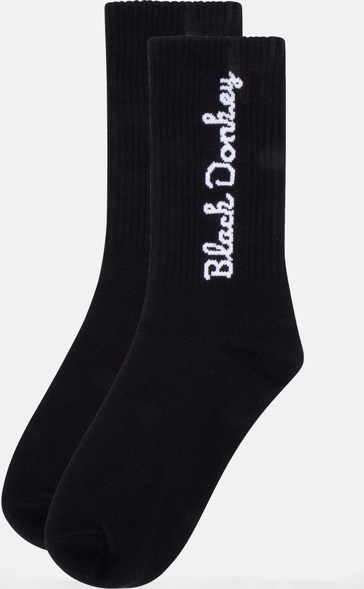 Black Donkey Socks 1-Pack I Black/White - 39-42