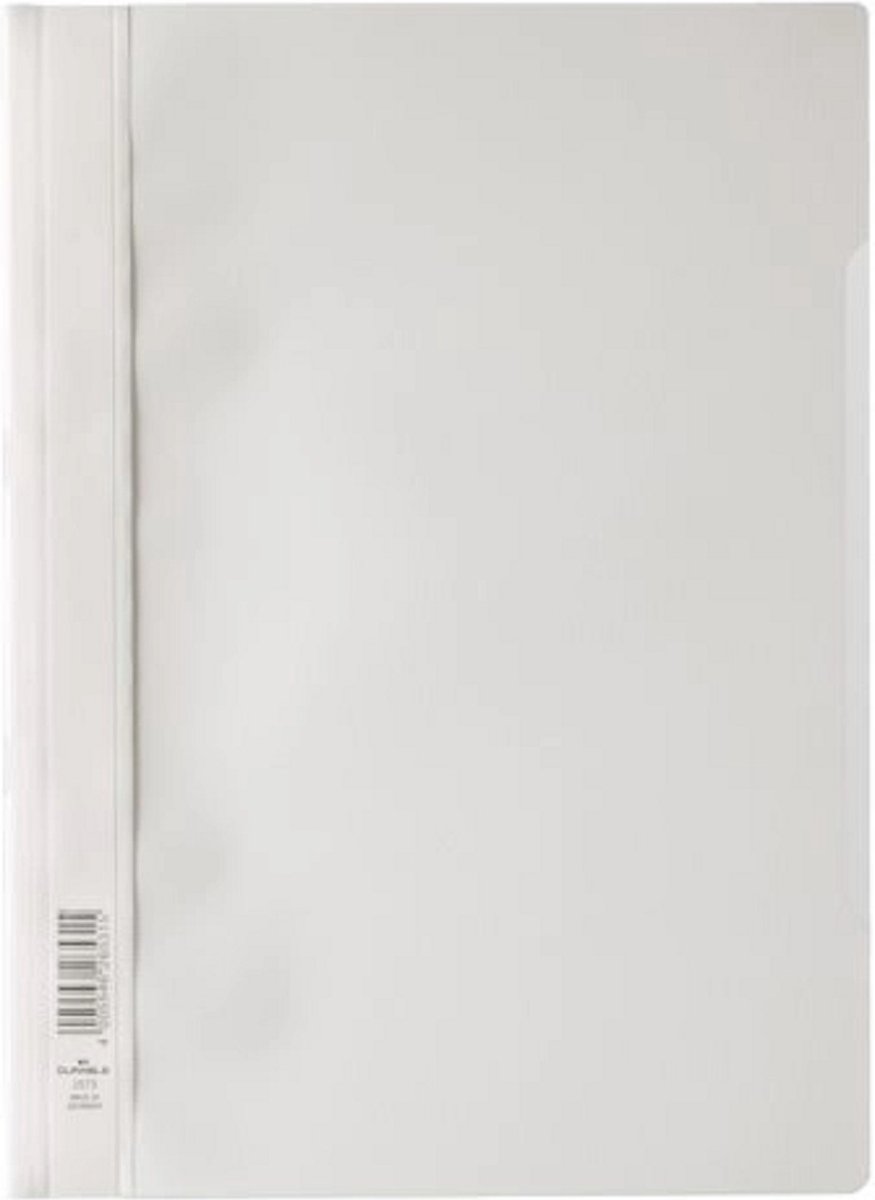 Durable – snelhechtmap wit – 10 stuk