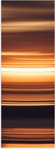 WallClassics - Poster (Matte) - Hazy Sunset - 20x60 cm Photo sur Papier Poster avec un aspect Mat