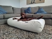 Dog's Companion Hondenkussen / Hondenbed - M - 90 x 70 cm - Gebroken Wit Ribcord