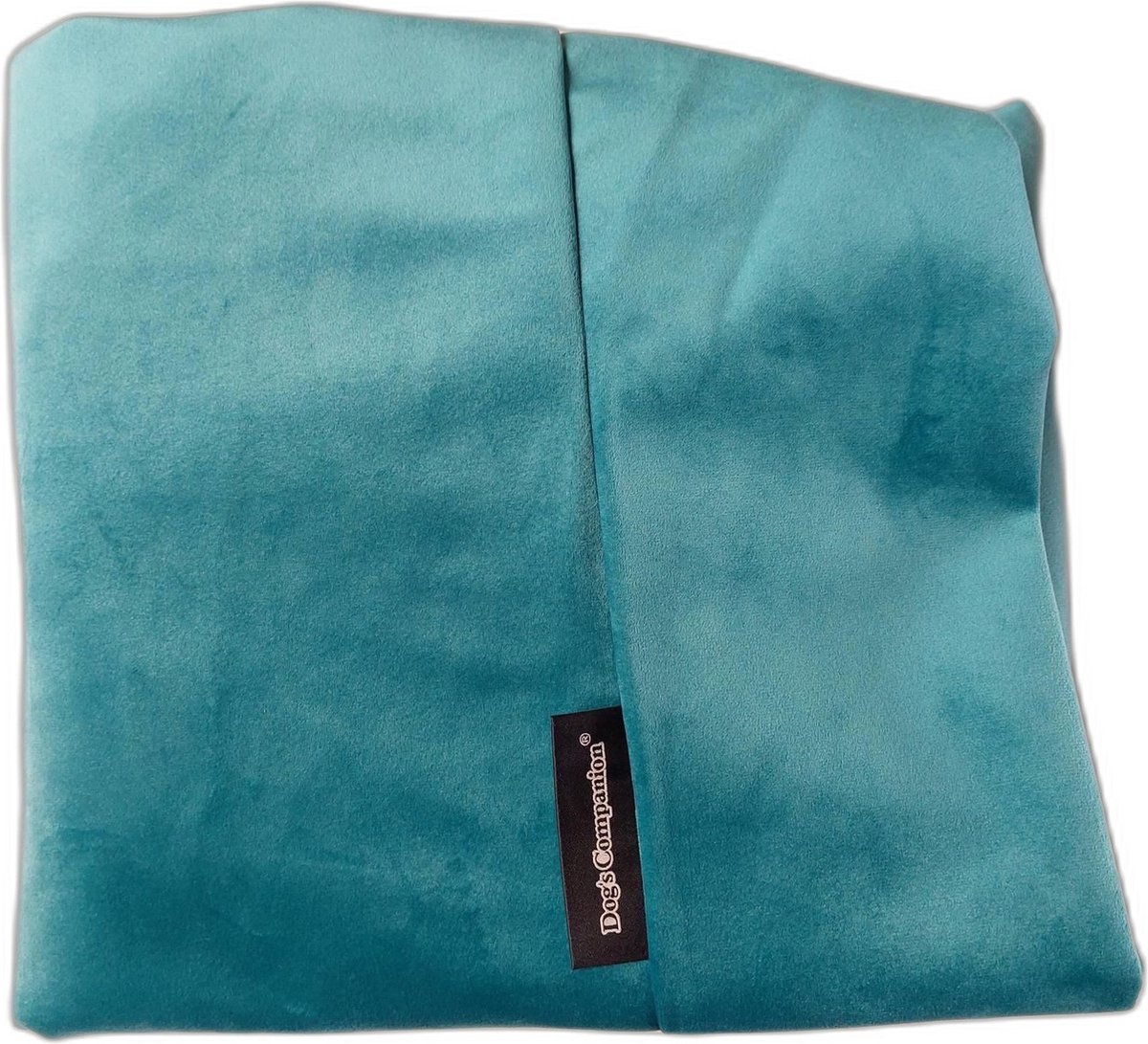 Dog's Companion hoes Hondenkussen / Hondenbed - XS - 55 x 45 cm - Turquoise Velvet