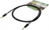 Sommer Cable HBA-3S-0060 Jackplug Audio Aansluitkabel [1x Jackplug male 3,5 mm - 1x Jackplug male 3,5 mm] 0.60 m Zwart