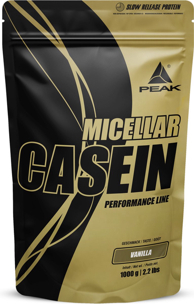 Peak Micellar Casein (900g) Vanilla - Eiwitten - Caseïne