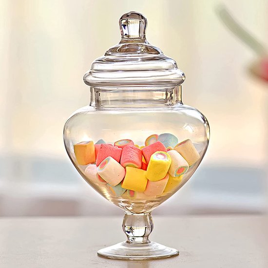 Decoratieve bruiloften Candy Buffet, decoratieve glazen pot, decoratieve glazen  pot,... | bol.com