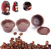 Koffietijd | Hervulbare Koffiecups | Echte koffie in cups | Set van 5 | Complete set met gratis kwastje