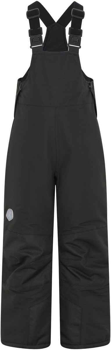 Color Kids - Winterbroek met bretels voor kinderen - Fleece voering - Zwart - maat 104cm