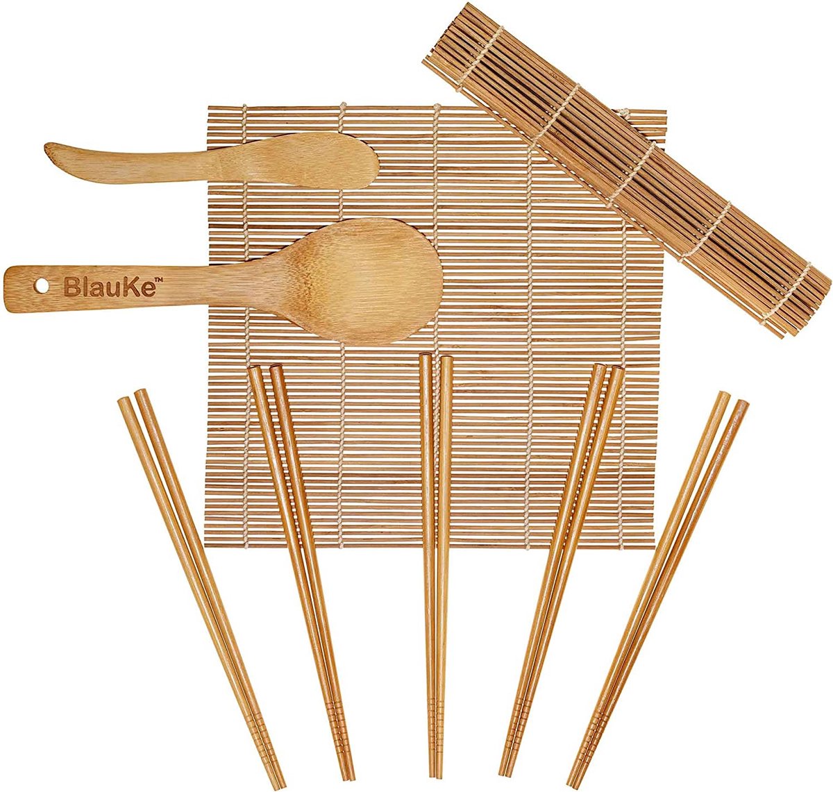 Dimono® Bamboe Stomer met Roestvrij Staal, 2 Traps Stomer met Deksel, Stoommand Rijst Cooker Bamboe Cooker voor Sim Sum Dumplings, Groenten, Rijst, Vlees, Vis ( 24 cm