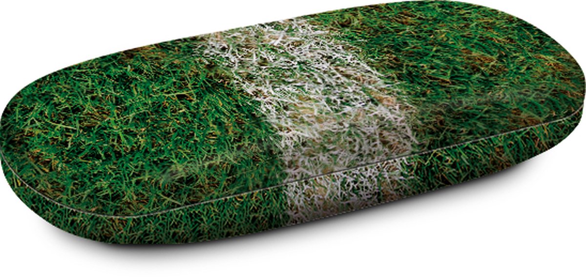 FC Kluif 'Grasmat' brillenkoker - Hard case - Voetbalveld Brillenhoes - Magnetische sluiting