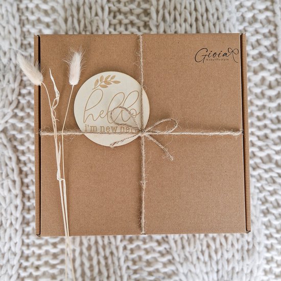GGioia Giftbox essentials small forest - Jongen - Babygeschenkset - Baby cadeau - Kraammand van Meyco — afbeelding 3