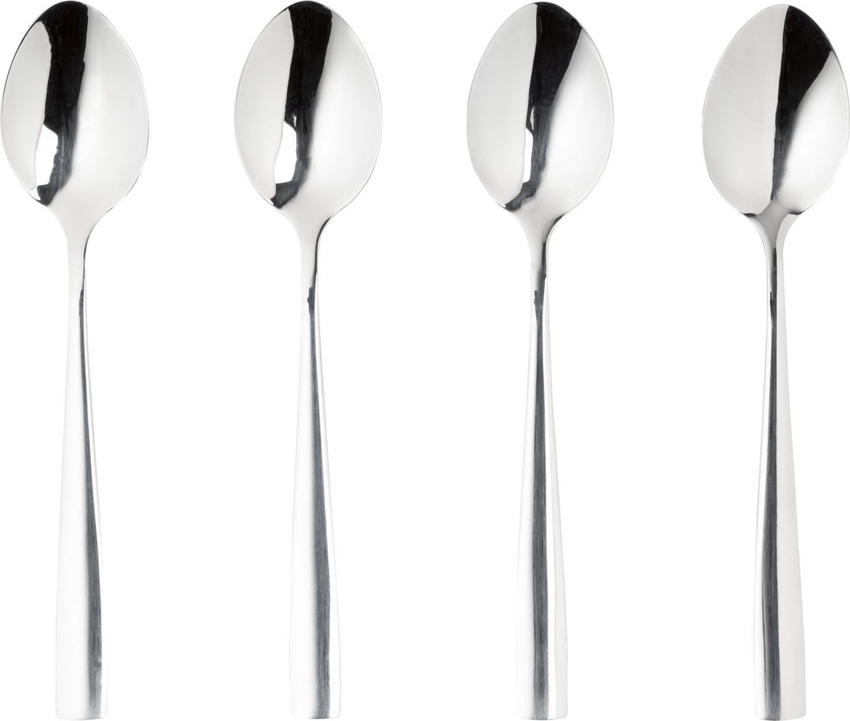 ERNESTO Koffielepels - Set: 6 stuks - Materiaal: RVS - Tijdloos design - Ideale aanvulling op elk bestek - Vaatwasmachinebestendig