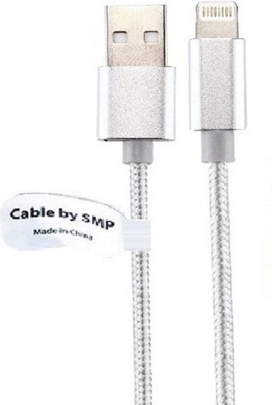 iPhone oplaadkabel | USB A ↔ Lightning | 1 meter (USB 2.0, MFI, Wit) Nedis