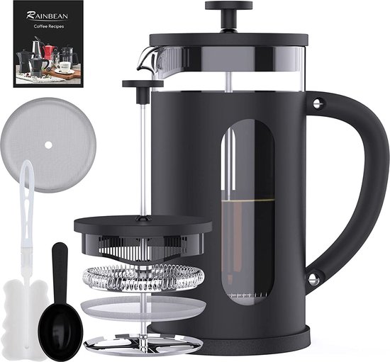 French Press Koffiezetter RainBean 1 liter