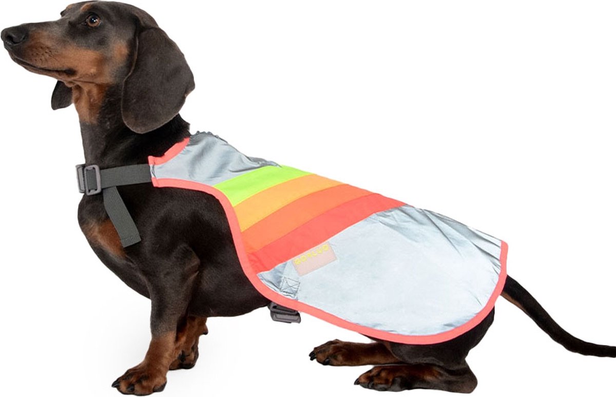 Gilet de sécurité pour chien - fluo et réfléchissant - Vêt'chien