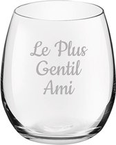 Drinkglas gegraveerd - 39cl - Le Plus Gentil Ami