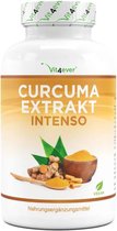 Extrait de curcuma intense | 180 capsules | Teneur en curcumine par portion quotidienne 17 150 mg | vegan | Vit4ever