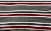 leuke fleece plaid stripe 150 x 200 met schaap zijde
