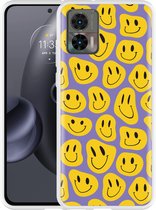 Motorola Edge 30 Neo Hoesje Smileys - Designed by Cazy