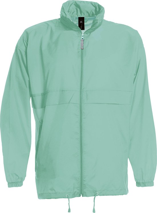 Windjas 'Sirocco Men Windbreaker' B&C Collectie maat L Turquoise