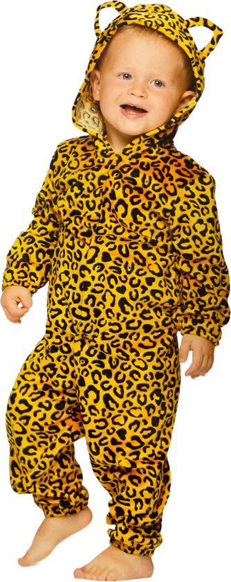 Luipaard carnavalskleding baby verkleedkleding - Maat 68/74