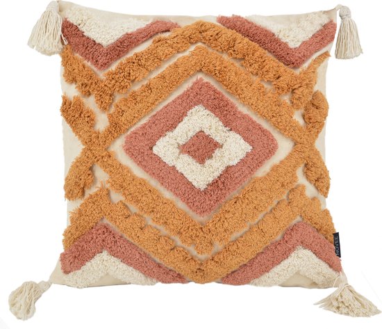 Sierkussen June Boho Multi | 45 x 45 cm | Coton