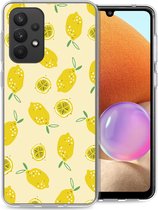 iMoshion Hoesje Geschikt voor Samsung Galaxy A33 Hoesje Siliconen - iMoshion Design hoesje - Geel / Lemons
