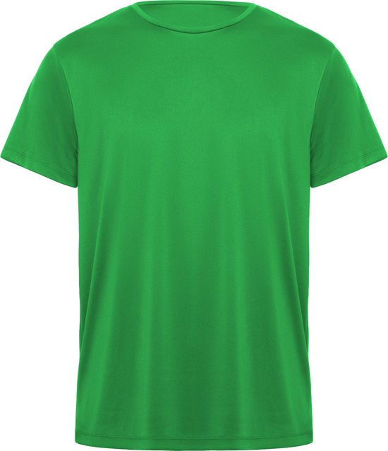 Groen kinder unisex sportshirt korte mouwen Daytona merk Roly 12 jaar 146-152