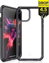 ITskins Supreme Clear cover voor Apple iPhone 11 Pro - Level 3 bescherming - Transparant/Zwart