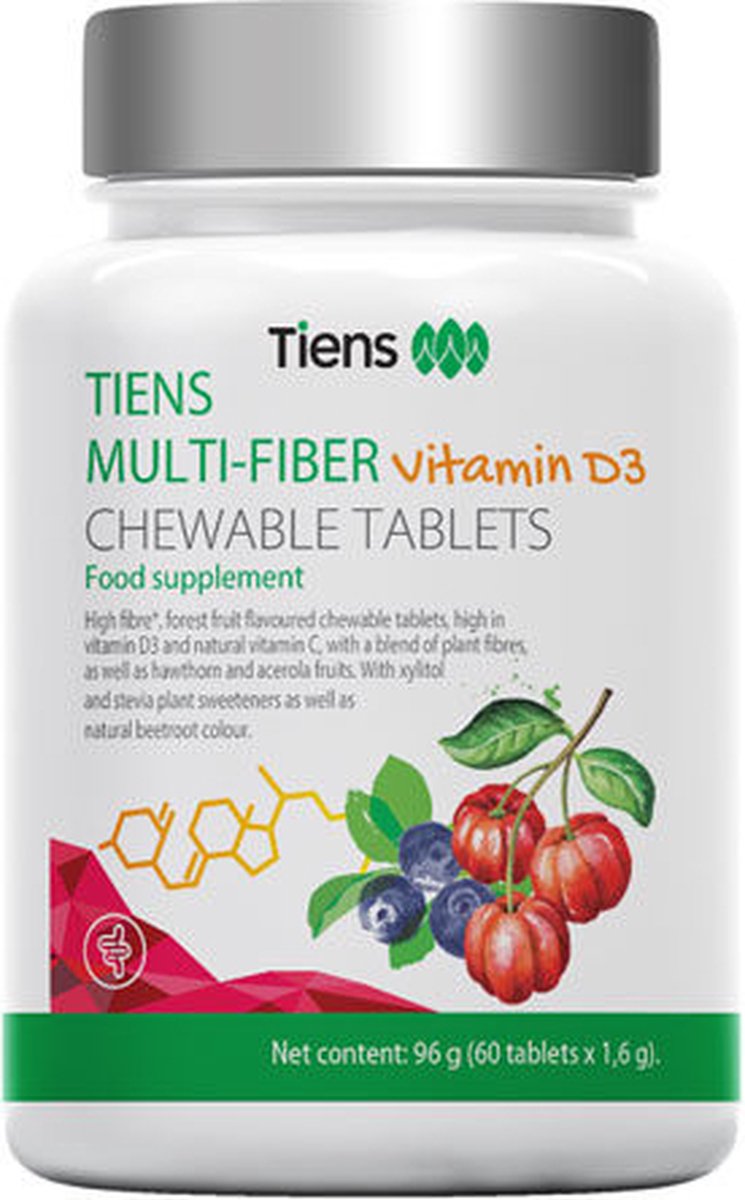 TIENS Multivezelige vitamine D3 - vitamine C - Vezelrijk