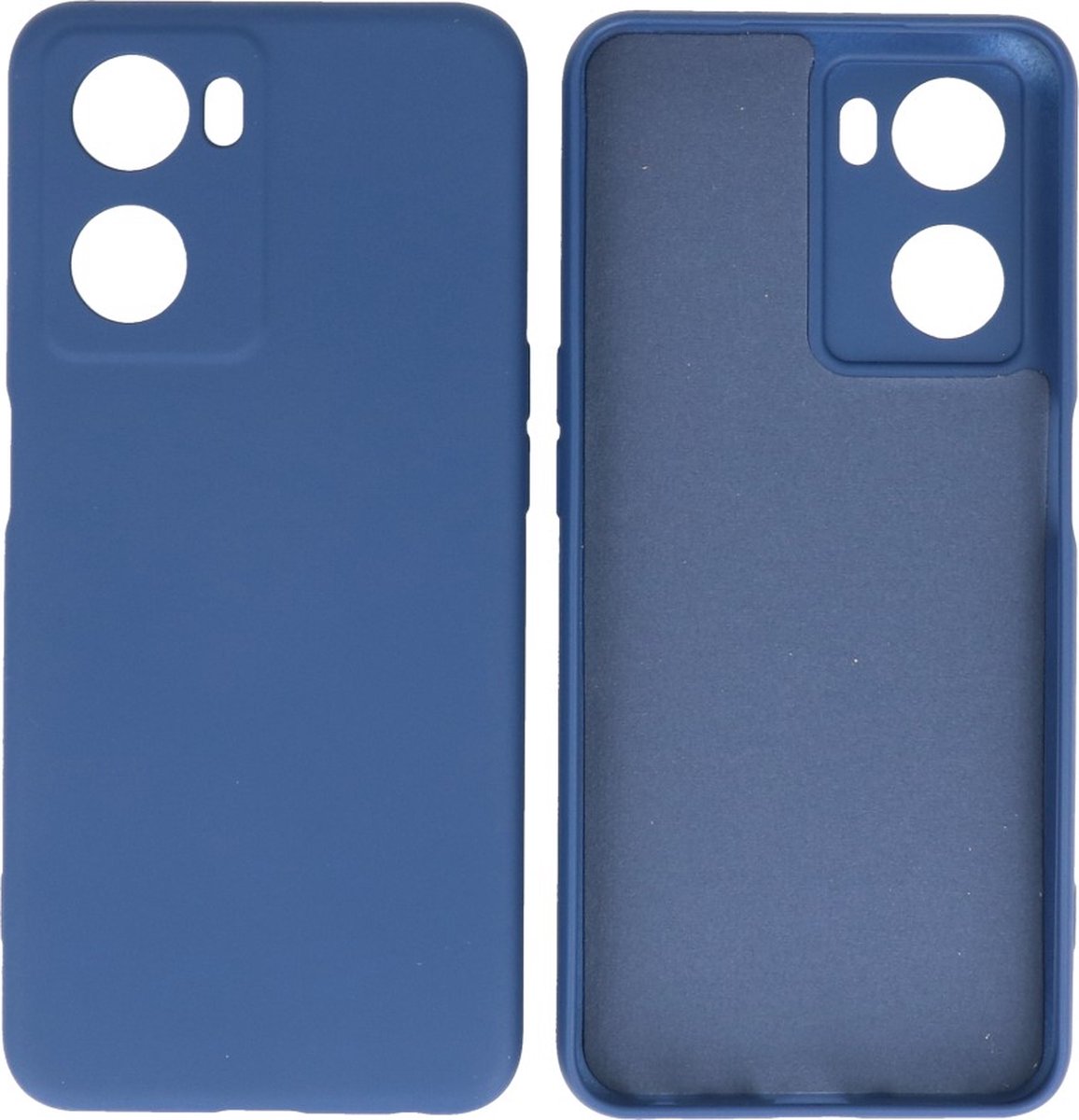 Oppo A57s Hoesje - 2.0mm Dikke Fashion Telefoonhoesje Backcover - Siliconen Hoesje - Navy