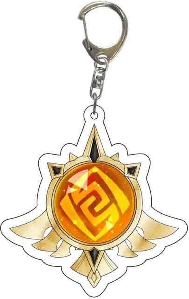 Genshin Impact - Geo - Vision - Sleutelhanger/Keychain - Anime Merchandise - Figure - Manga