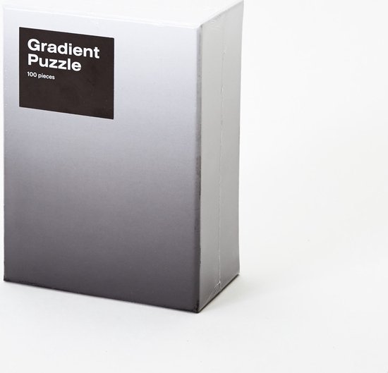 Areaware - Gradient Puzzel 100 Stukjes - Zwart/Wit | bol