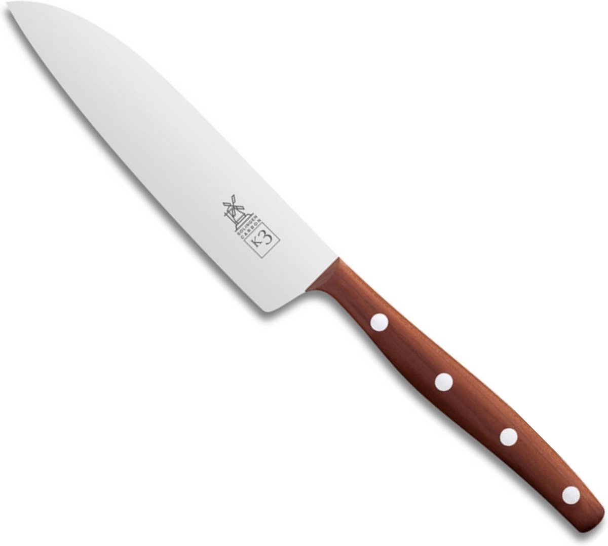 Robert Herder K3 Koksmes – Carbonstaal – Recht – Lemmet 12,5 cm – Heft Pruimenhout