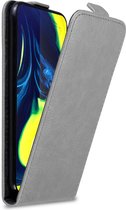 Cadorabo Hoesje voor Samsung Galaxy A80 / A90 4G in TITANIUM GRIJS - Beschermhoes in flip design Case Cover met magnetische sluiting