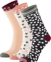 Apollo - Dames sokken giftbox - Vrolijke print - Multi color - Maat 36/41- Giftbox - Cadeaudoos - Giftbox Vrouwen - Verjaardagscadeau