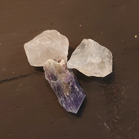 Triangle doré en sachet (pierres brutes) - Grille - Énergie Puissante - Equilibre - Clarté - Énergie Purifiante