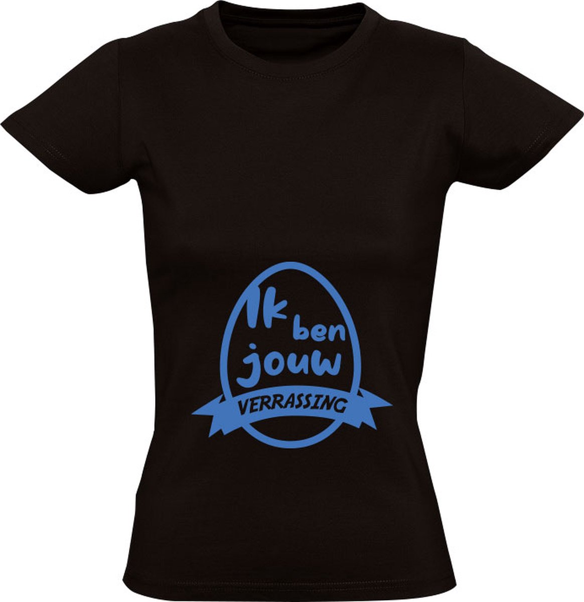 Zwangerschap Aankondiging Dames T-shirt - Ik Ben Jouw Verrassing - Baby Reveal Shirt