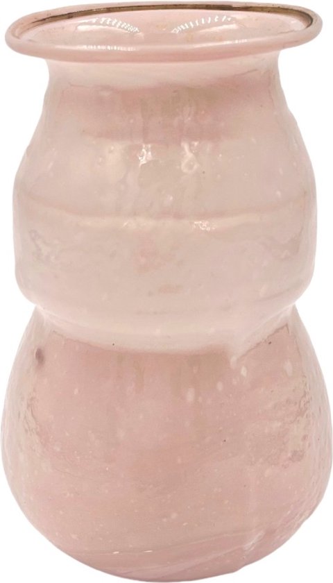J-Line vaas Hart Mozaiek - glas - roze - large - 10.5 cm – vtwonen