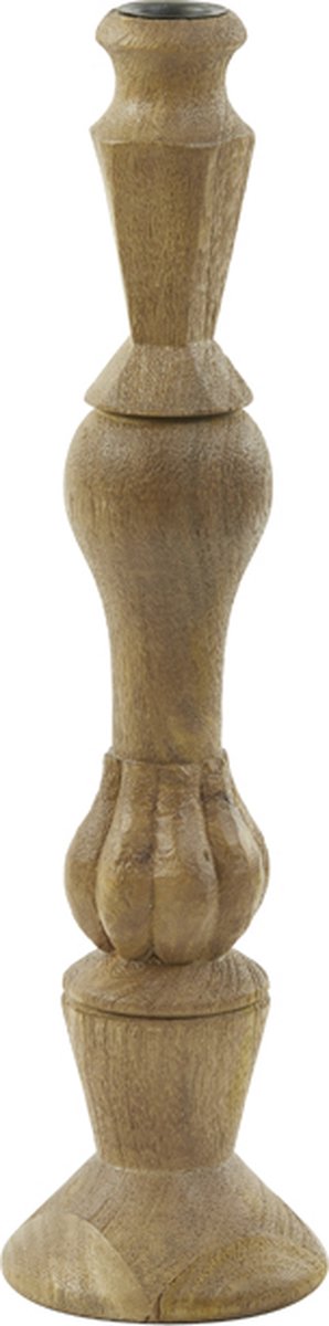 Light & Living Light&living Kandelaar Ø10x38 cm TAVOLA hout mat donker bruin