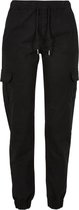 Urban Classics - High Waist Cargo Dames joggingbroek - 4XL - Zwart