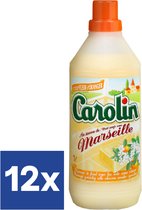 Bol.com Carolin Marseille Oranjebloesem Vloerreiniger (Voordeelverpakking) - 12 x 1 l aanbieding