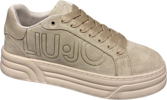 Liu-Jo Maxi Cleo 09 Sneaker Cow Sand-sneaker-sneaker liu-jo,lage sneaker