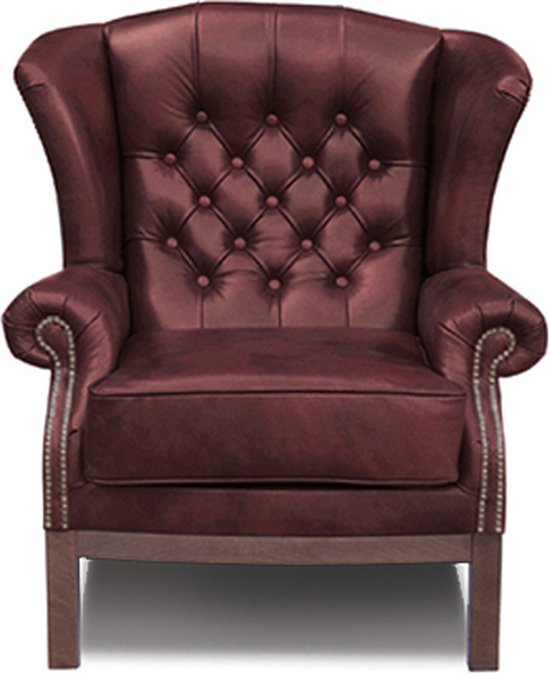 Chesterfield Fauteuil Cathedral | Cloudy Rood | 2 tot 4 weken levertijd