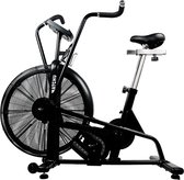 Matchu Sports - Airbike - Hometrainer - Fietstrainer - Fitness fiets - Met display - 7 trainingsprogramma's - HIIT training