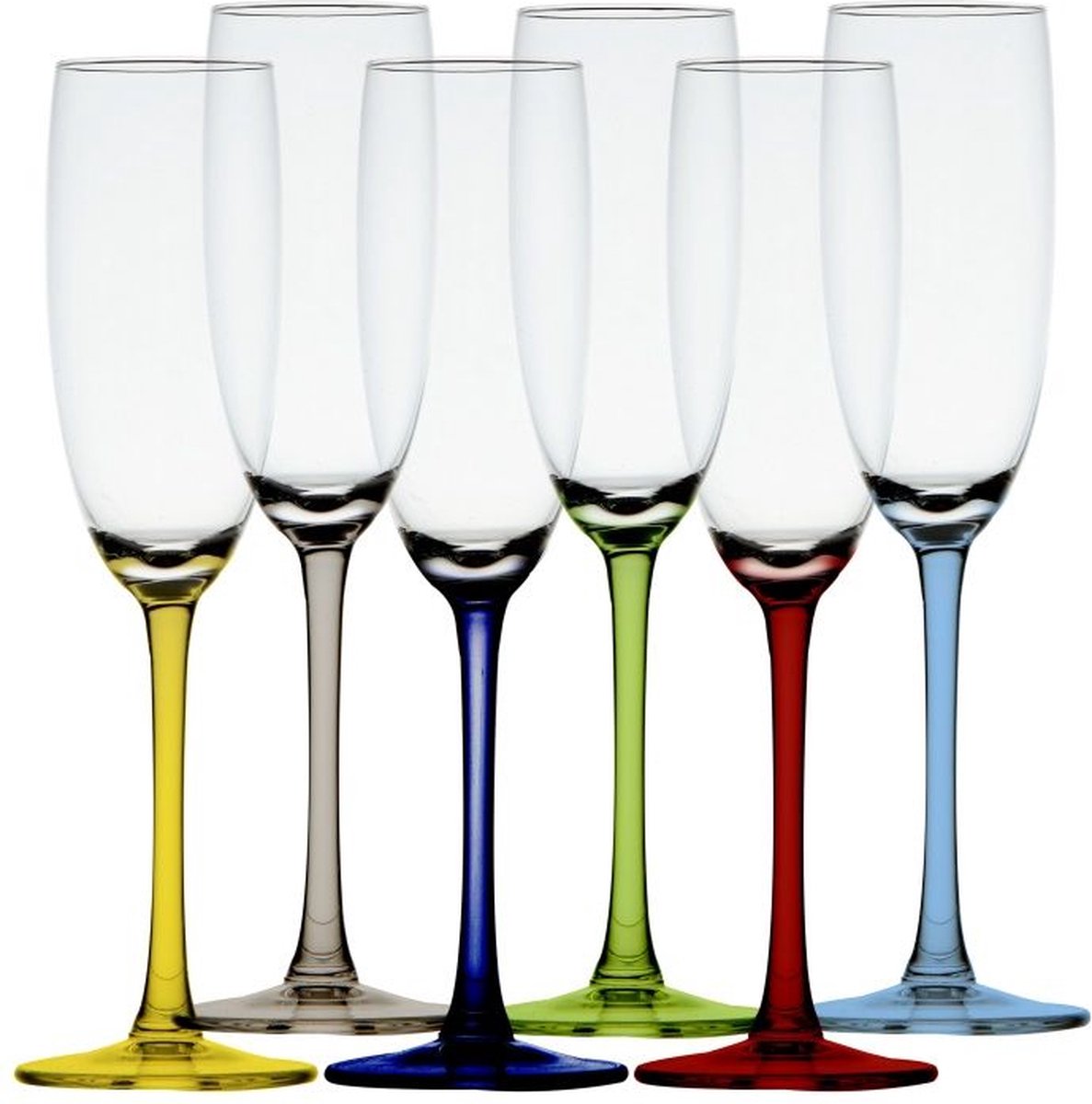 Marine Business 'Party' 6 x Champagne Glas Multicolour