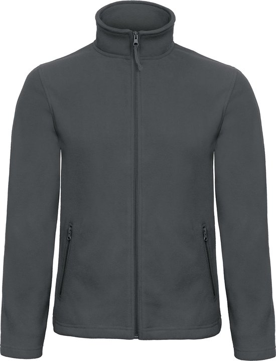 Fleecevest 'ID.501 Micro Fleece Full Zip' Maat XXL Donkergrijs