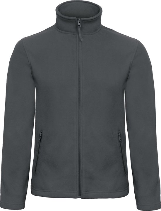 Fleecevest 'ID.501 Micro Fleece Full Zip' Maat M Donkergrijs
