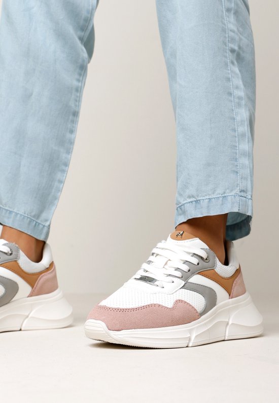 Mexx Sneaker Jilou Dames Wit Roze Maat 39 bol