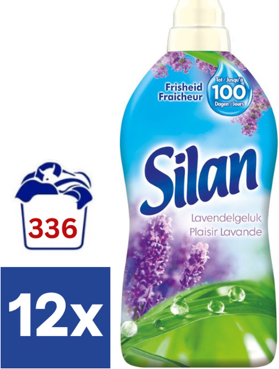 Silan Lavendel Wasverzachter - 12 X 700 ml (336 wasbeurten)