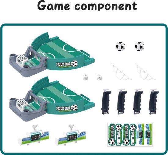 Thumbnail van een extra afbeelding van het spel Mini Tafelvoetbal Bordspel - Voetbal - Speelgoed - Kids - Sport - Outdoor - Draagbare Multigame